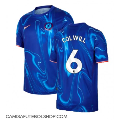 Camisa de time de futebol Chelsea Levi Colwill #6 Replicas 1º Equipamento 2024-25 Manga Curta